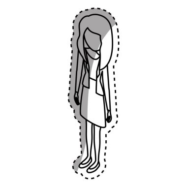 Genç kadın vücut tam