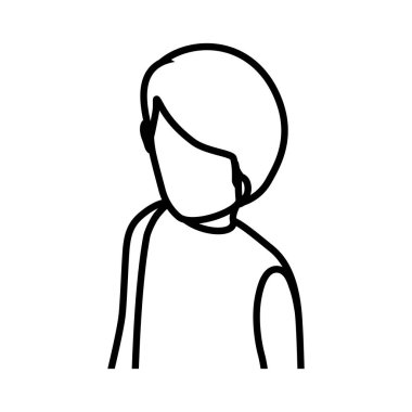 Genç adam vücut tam