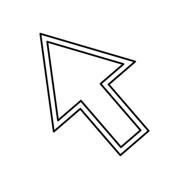 İzole tıklayın imleç