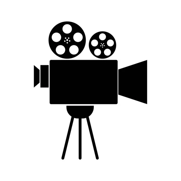 Equipo de videocámara de cine — Vector de stock