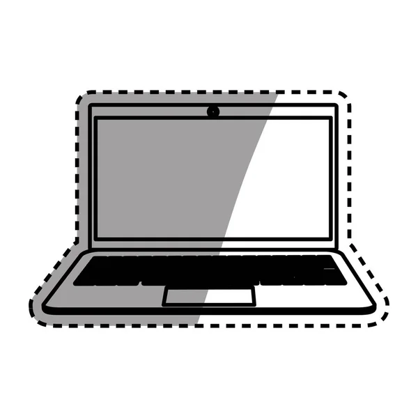 Laptop-Computertechnologie — Stockvektor