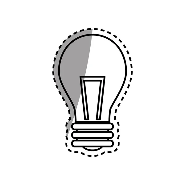 Ampoule isolée — Image vectorielle