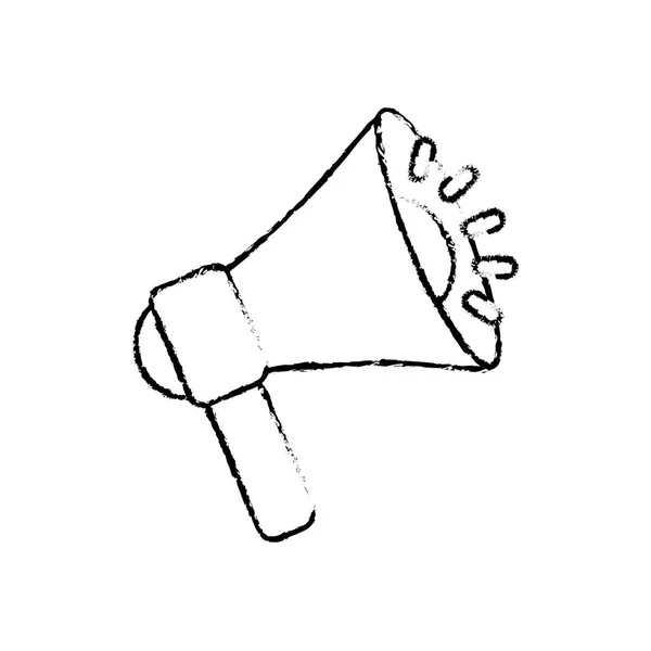 Bullhorn annonce dispositif — Image vectorielle