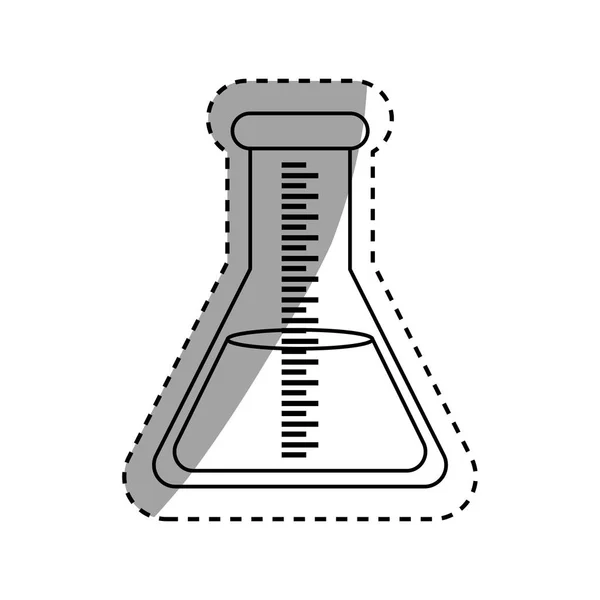 Flask chemistry lab — Stock Vector
