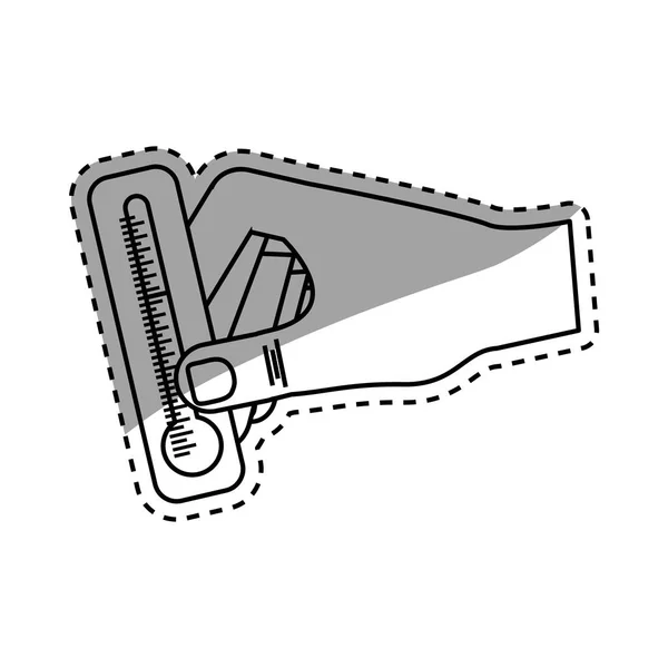 Escala de temperatura del termómetro — Archivo Imágenes Vectoriales