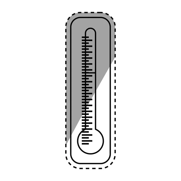 Thermometer-temperatuurschaal — Stockvector