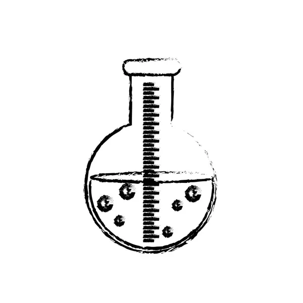 Laboratorio de química de frasco — Vector de stock