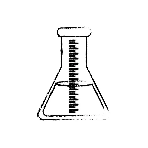 Laboratorio de química de frasco — Vector de stock