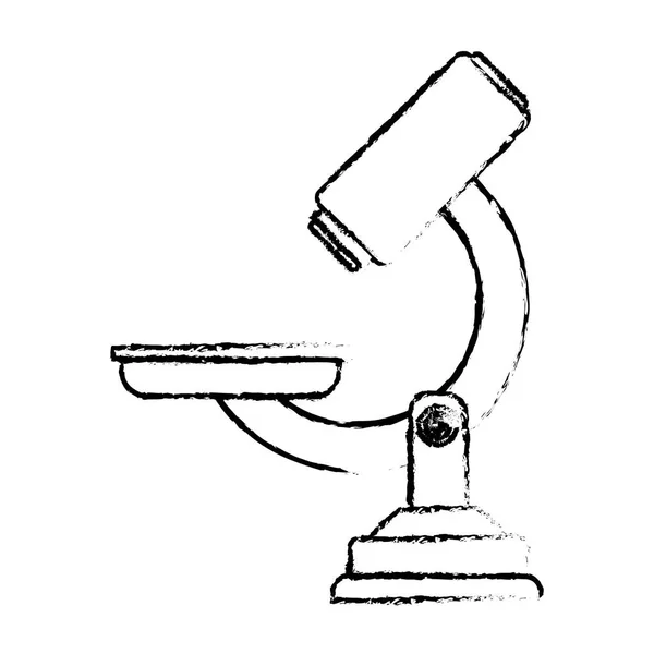 Equipamento de laboratório de microscópio — Vetor de Stock