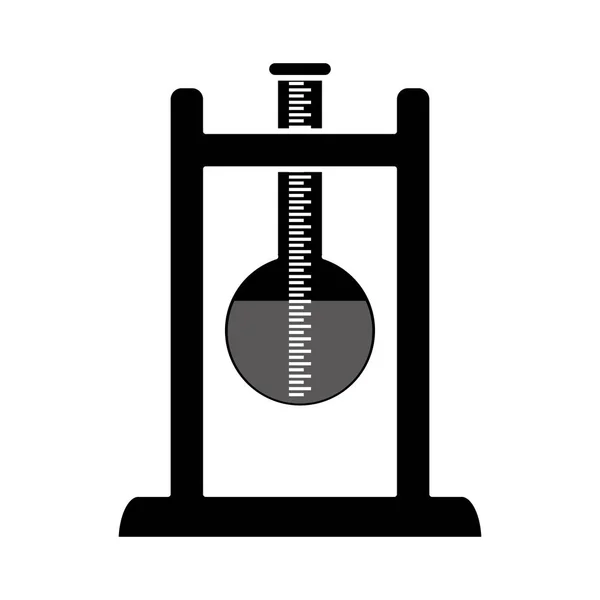 Flask chemistry lab — Stock Vector