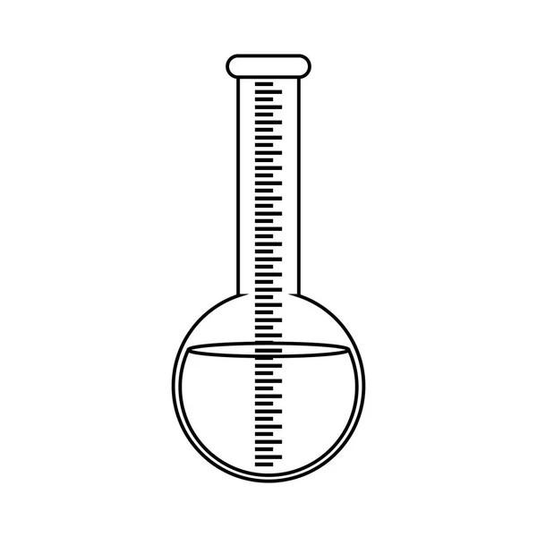 Kolven kemi lab — Stock vektor