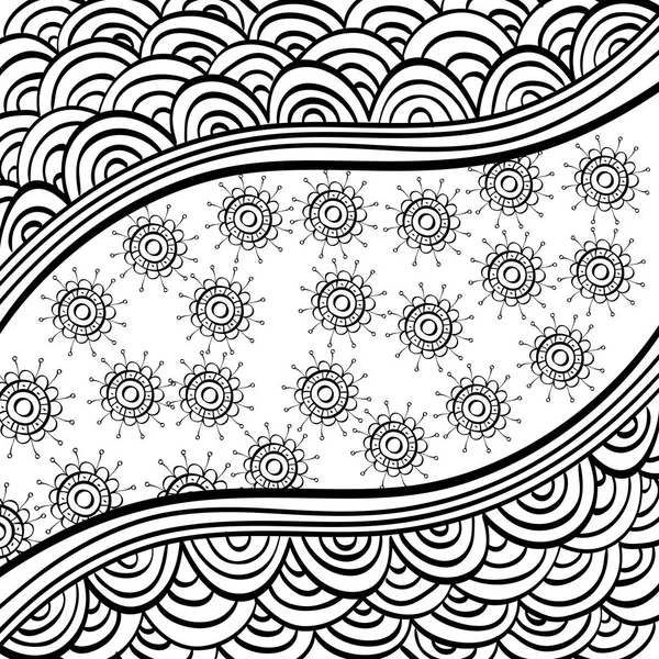 Doodle Zeichnung Hintergrund — Stockvektor