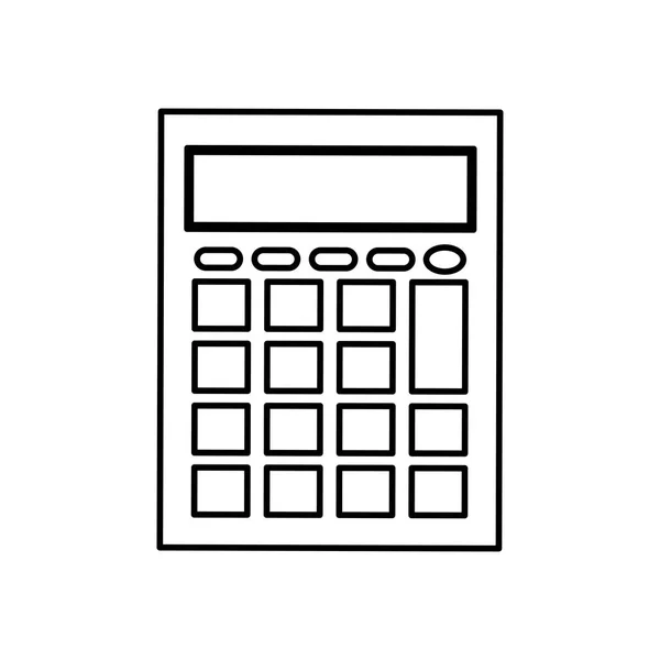 Calculadora dispositivo matemático — Archivo Imágenes Vectoriales