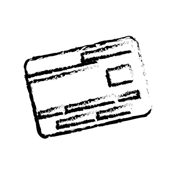Carte de crédit argent — Image vectorielle