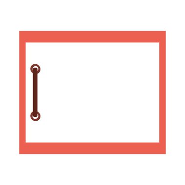 İzole karalama defteri kartı