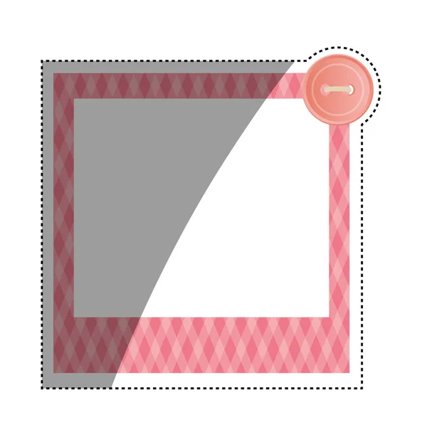 Décoration cadre mignon — Image vectorielle