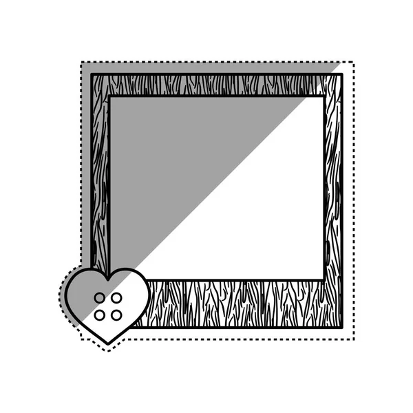 Schattig frame decoratie — Stockvector