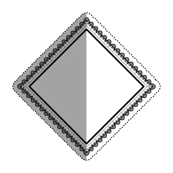 Isolated argyle diamond — Stock Vector