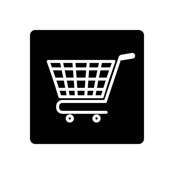 Einkaufen im Einkaufswagen — Stockvektor
