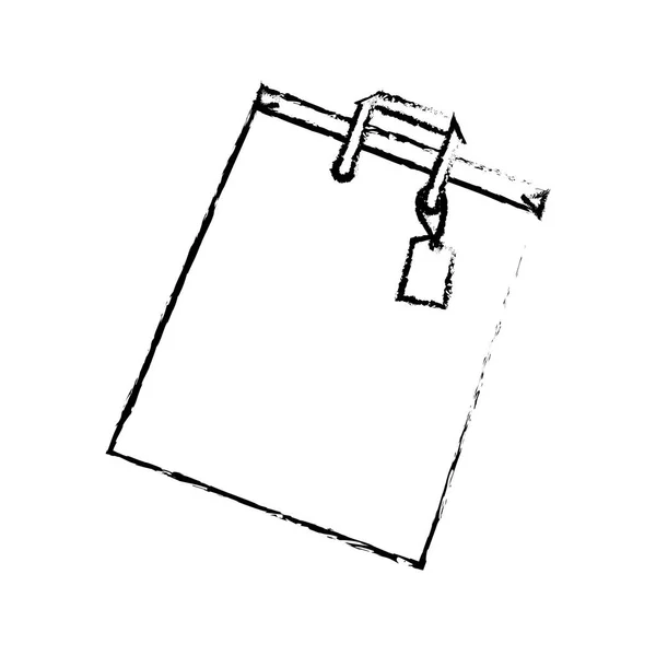 Vereinzelte Einkaufstasche — Stockvektor