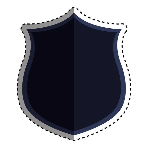 Insigne emblème du bouclier — Image vectorielle