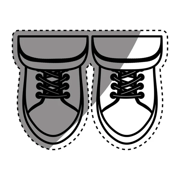 Klasyczne trampki obuwie — Wektor stockowy