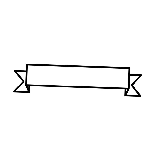 Изолированное ленточное знамя — стоковый вектор
