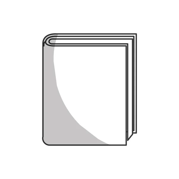 Libro cerrado icono imagen — Vector de stock