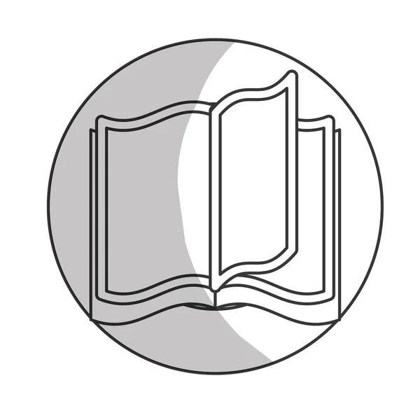 Obrázek ikony designu linie knihy — Stockový vektor