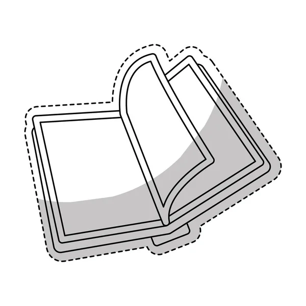 Obrázek ikony designu linie knihy — Stockový vektor