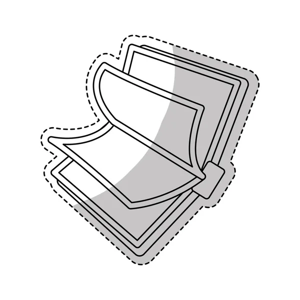 Imagem de ícone de design de linha de livro —  Vetores de Stock