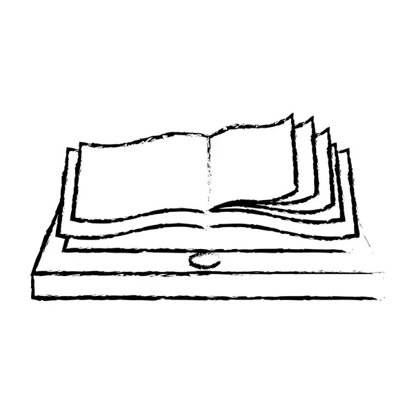 Buch herunterladen verwandte Symbole Bild — Stockvektor