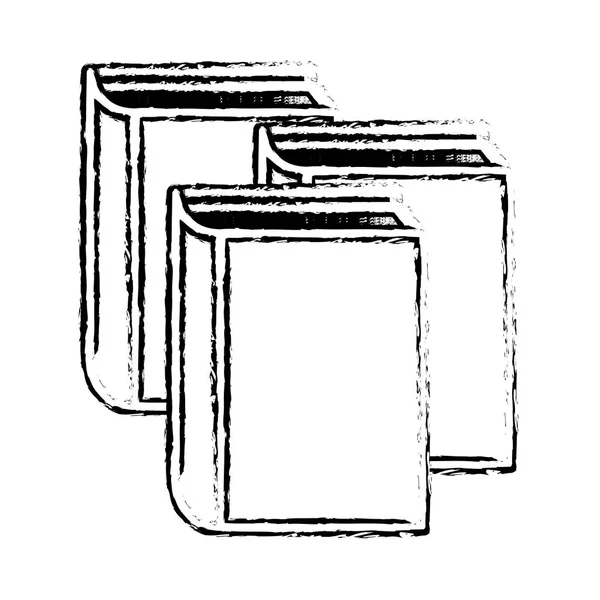 Gambar ikon buku - Stok Vektor