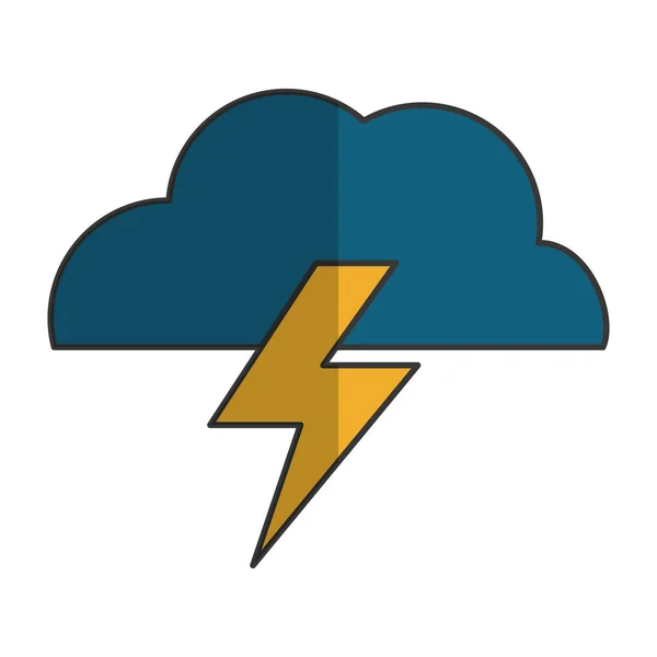 Obrázek související ikony počasí — Stockový vektor