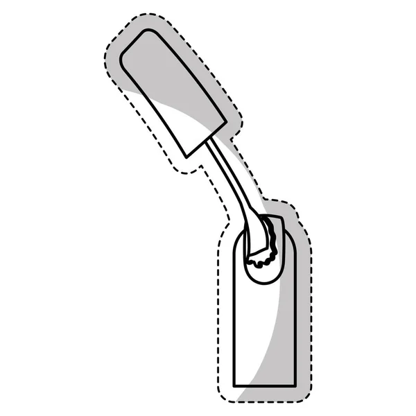 Obrázek ikony manikúra nehty — Stockový vektor