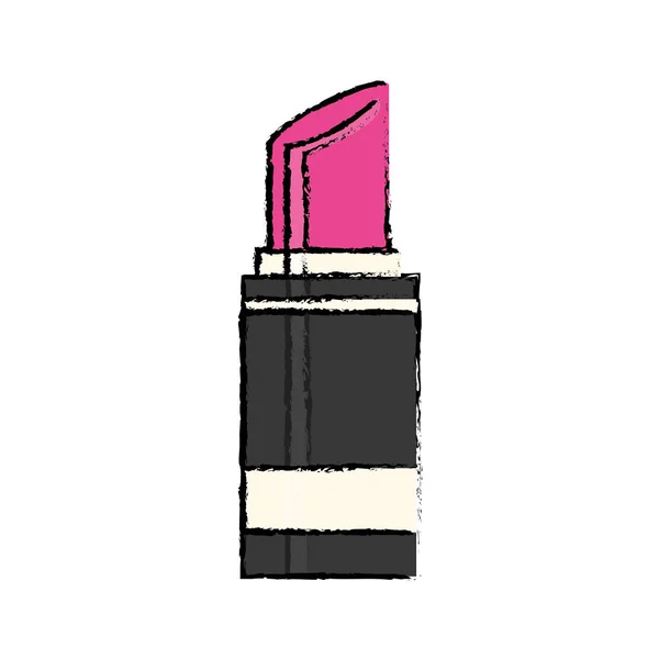 Lápiz labial icono de maquillaje imagen — Vector de stock