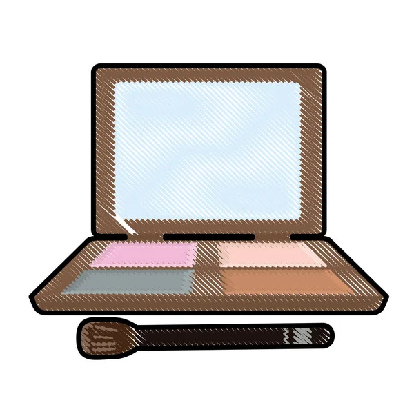 Icono de maquillaje imagen — Vector de stock