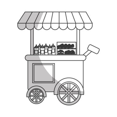 Gıda kamyon simge görüntüsü