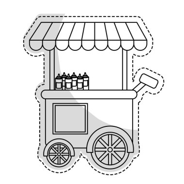 Gıda kamyon simge görüntüsü