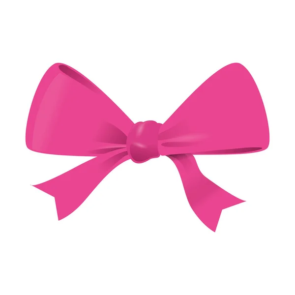 Ribbon bow icon image — Stock Vector