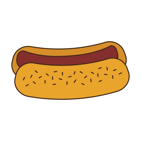 Imagen de icono relacionados con comida rápida — Vector de stock