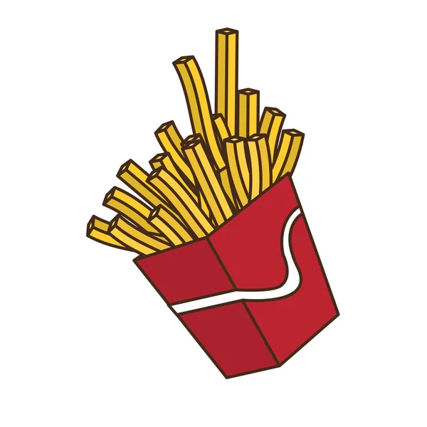 Obrázek související ikony rychlého občerstvení — Stockový vektor
