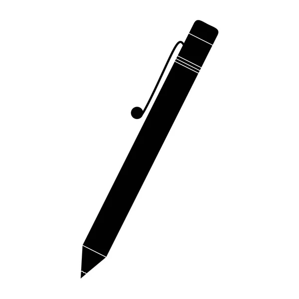Imagem do ícone do pictograma da caneta — Vetor de Stock