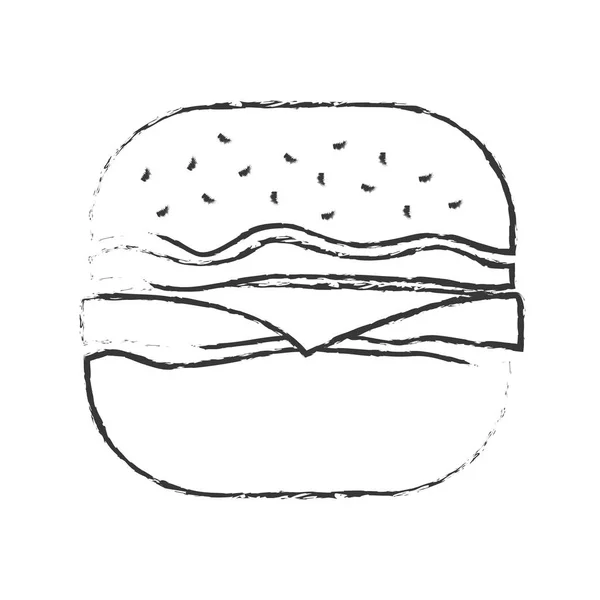 Imagem de ícone relacionada a fast food — Vetor de Stock