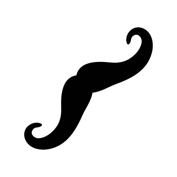 Hipster gentleman mustasch — Stock vektor