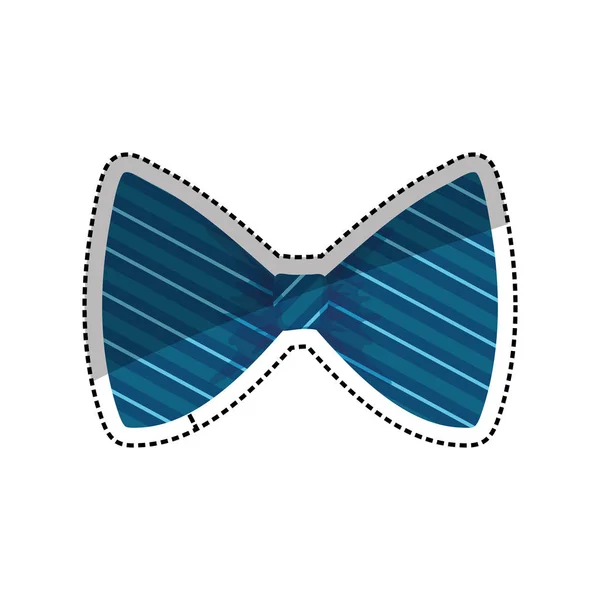 Noeud papillon isolé — Image vectorielle