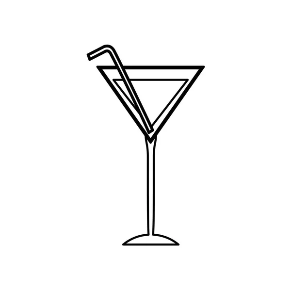 Cocktailglas cup — Stockvector
