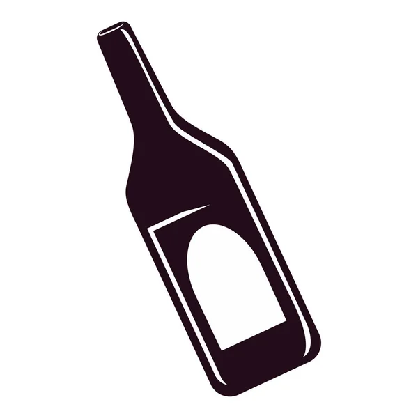 Winne bouteille boisson — Image vectorielle