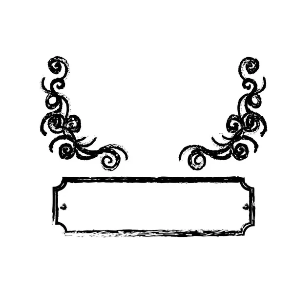 Vintage dekoratives Emblem — Stockvektor