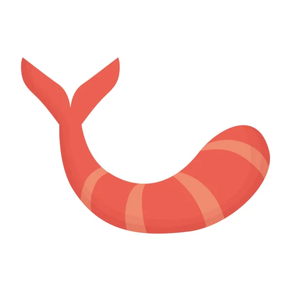 Délicieux fruits de mer crevettes — Image vectorielle